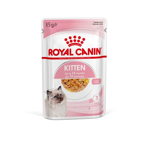 фото Влажный корм для котят royal canin kitten instinctive, мясо в желе, 24шт по 85г