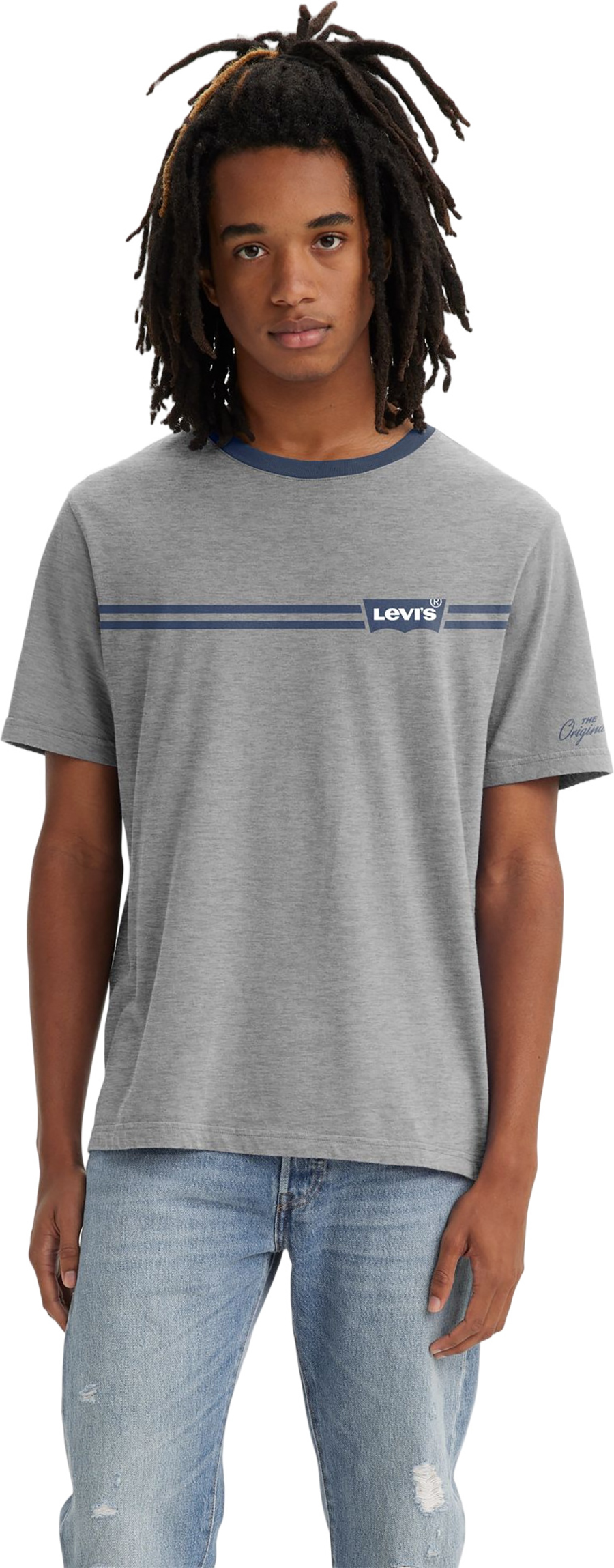 

Футболка мужская Levi's 16143-0717 серая M, Серый, 16143-0717