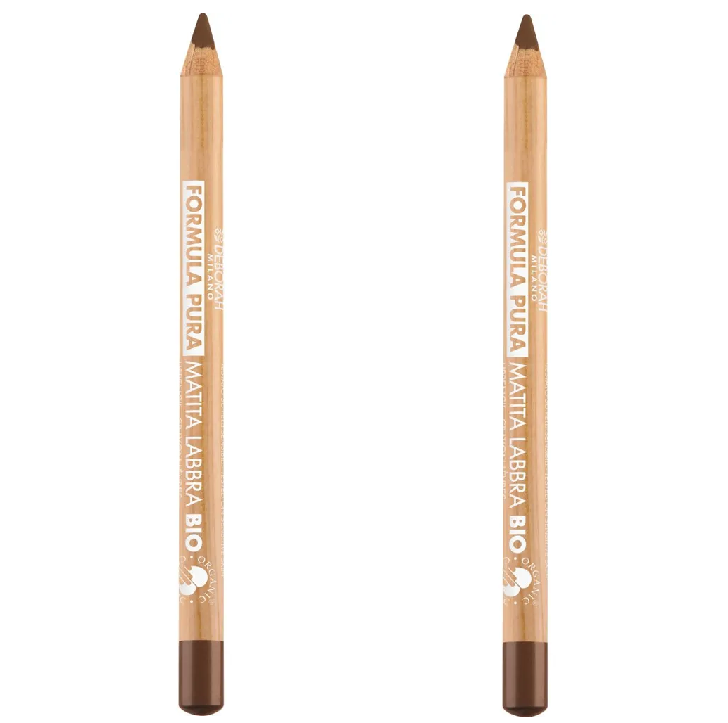 Карандаш для губ Deborah Milano Formula Pura Organic Lip Pencil тон 04 1.2 г 2 шт Италия