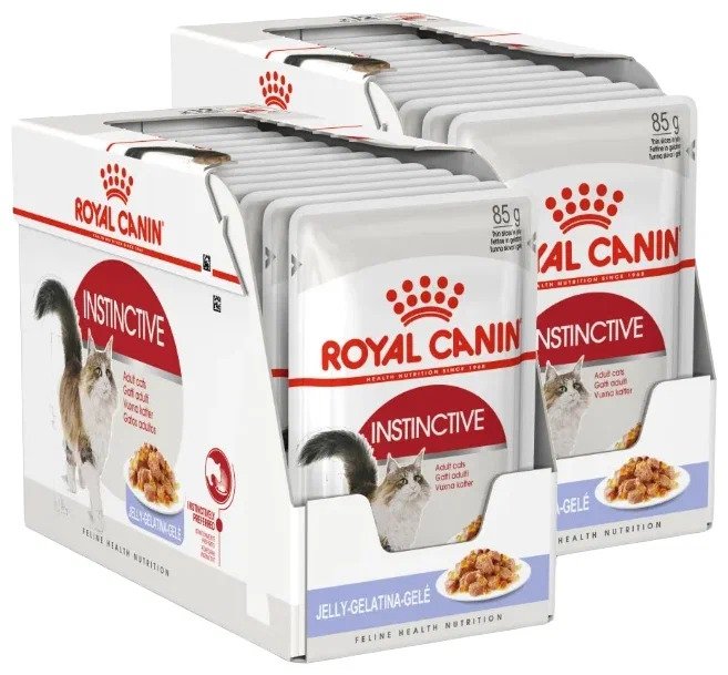 фото Влажный корм для кошек royal canin instinctive, мясо, 24шт, 85г