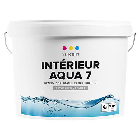 

Краска для влажных помещений Vincent Interieur Aqua I 7, Interieur Aqua I 7