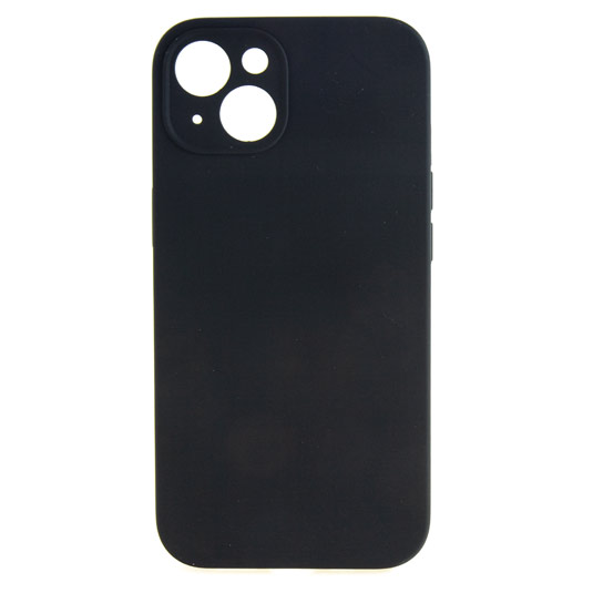 фото Чехол silicone cover для iphone 13, черный silicone case