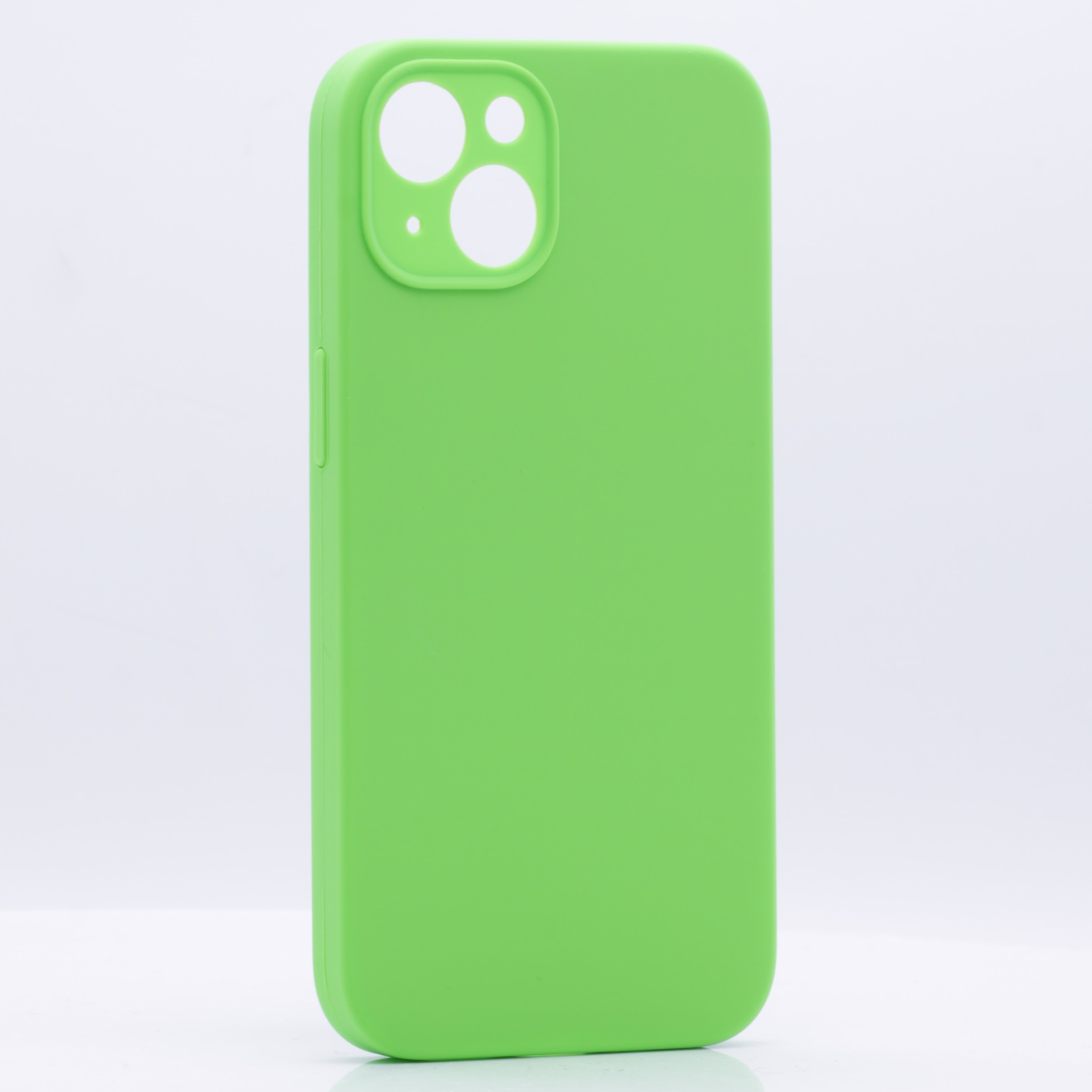 фото Чехол silicone cover для iphone 13, салатовый silicone case