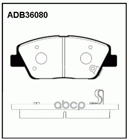 

Колодки Тормозные Hyundai/Kia Sonata/Optima Fr 06- ALLIED NIPPON арт. ADB36080