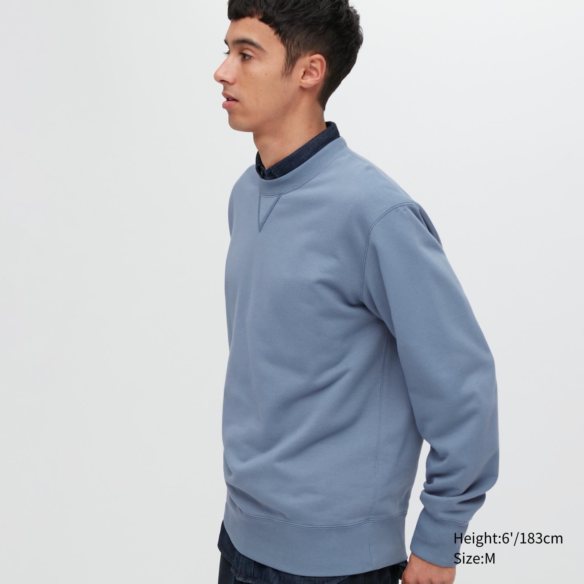 

Лонгслив мужской UNIQLO 450185COL63 синий L (доставка из-за рубежа), 450185COL63