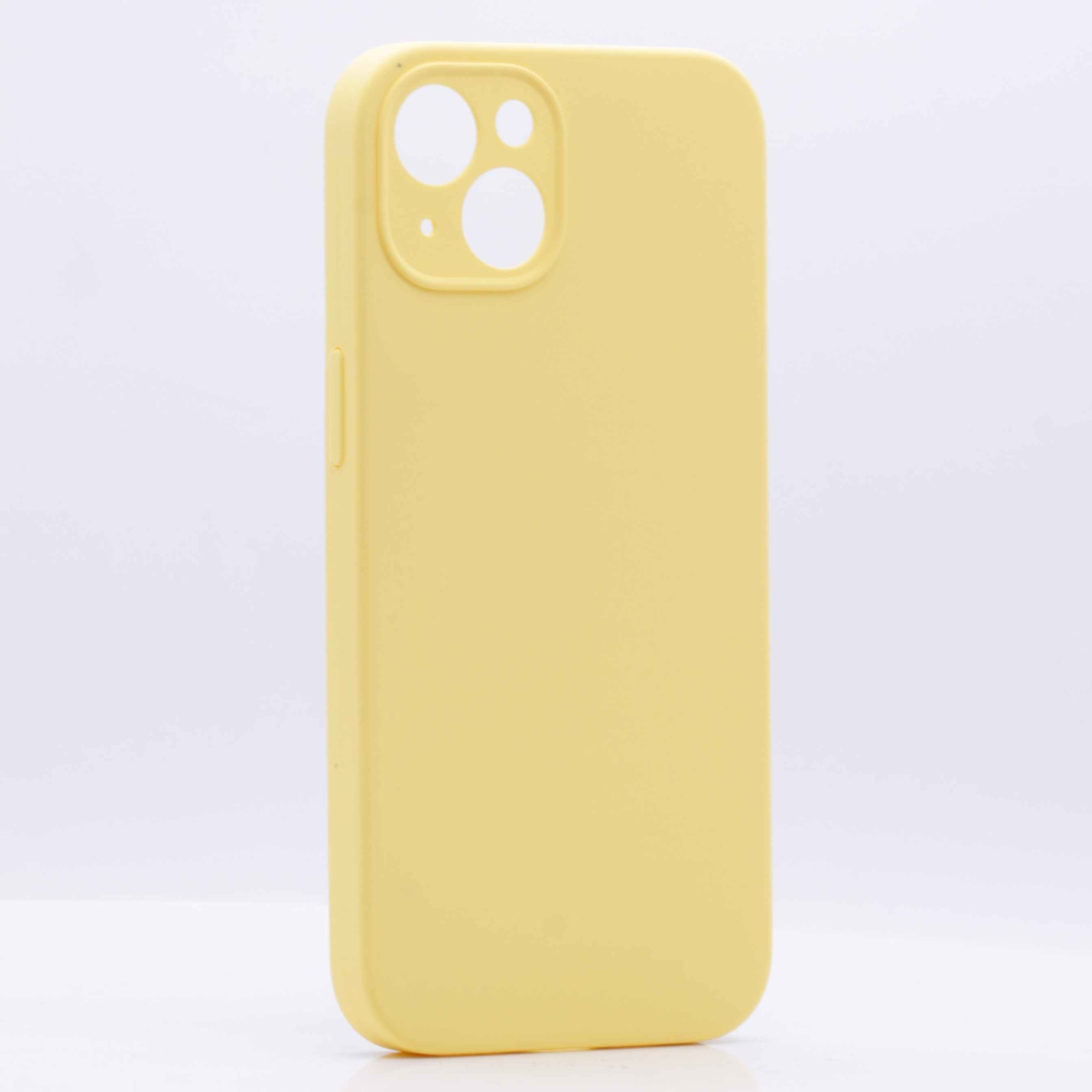 фото Чехол silicone cover для iphone 13, желтый silicone case