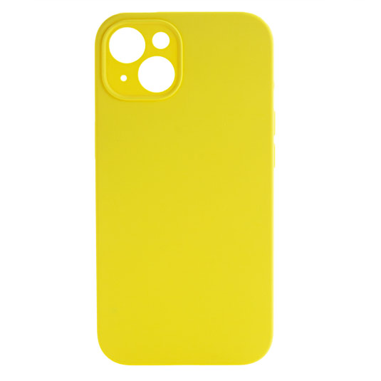 фото Чехол silicone cover для iphone 13; желтый silicone case