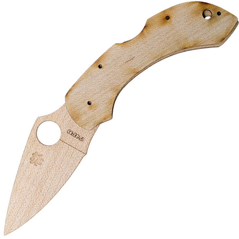 

Деревянный складной нож-конструктор Spyderco Dragonfly Wooden Knife Kit