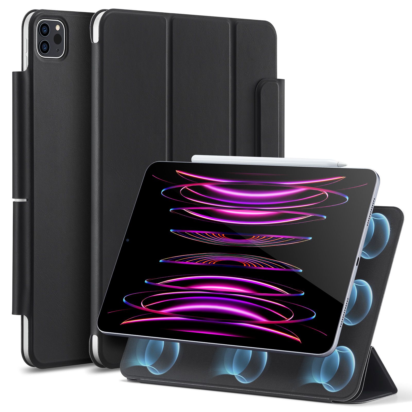 Чехол книжка ESR Rebound Magnetic Case с застежкой для iPad Pro 12.9 (2020, 2021, 2022)