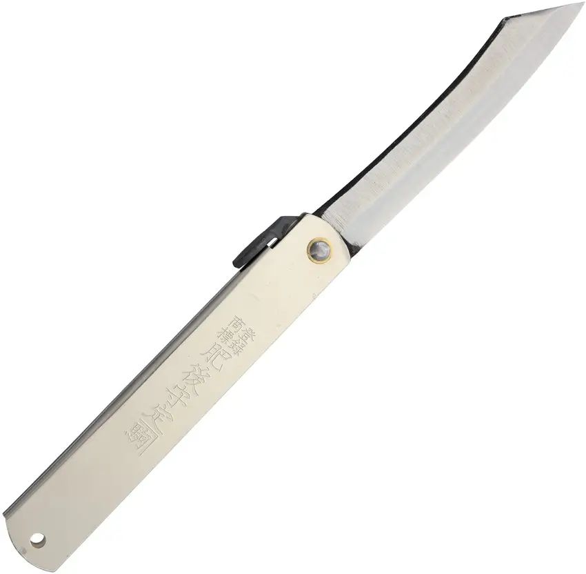 Складной нож Хигоноками Nagao Higonokami Zenkou Plating (SK5) 80 мм