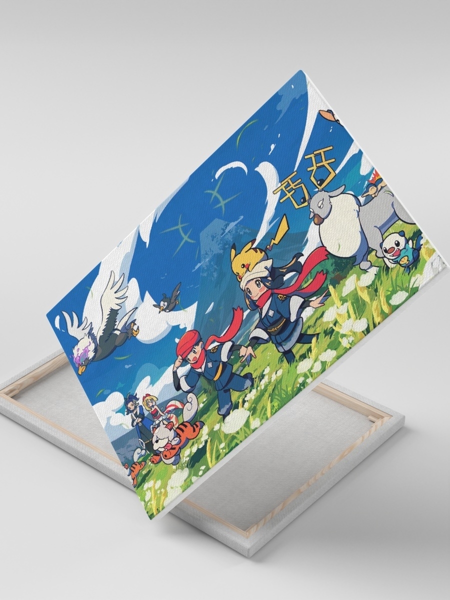 

Картина на холсте СувенирShop Pokemon/Покемон 30х40, CV-MUPK5/34