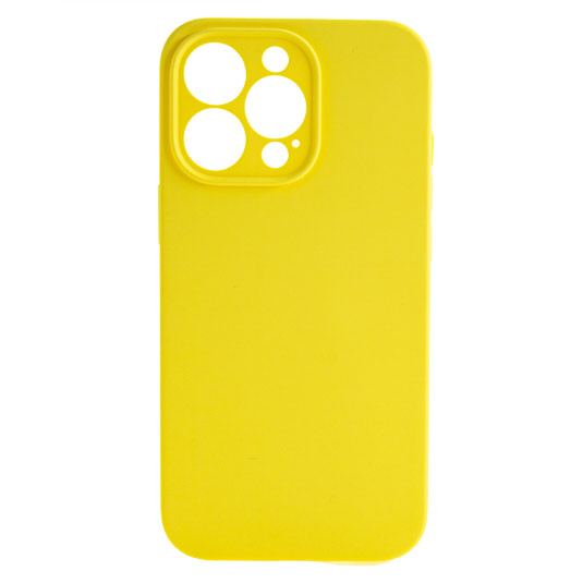 фото Чехол silicone cover для iphone 13 pro желтый silicone case