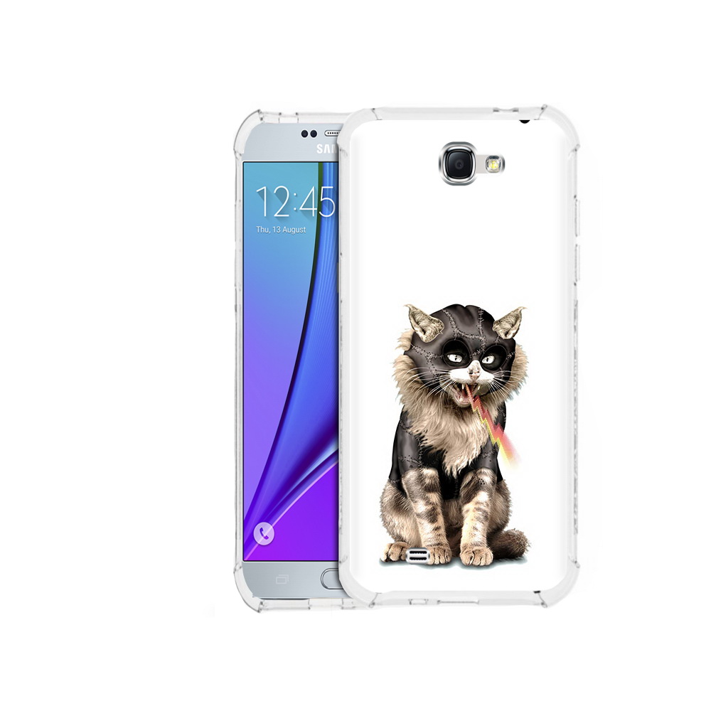 

Чехол MyPads Tocco для Samsung Galaxy Note 2 дьяволский кот (PT29983.561.341), Прозрачный, Tocco
