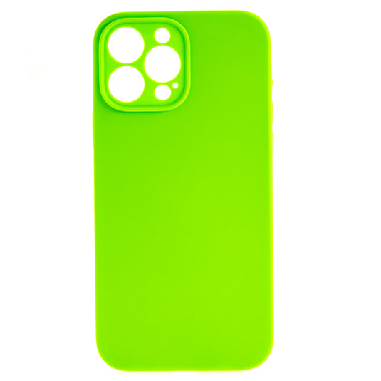 фото Чехол silicone cover для iphone 13 pro max, салатовый silicone case