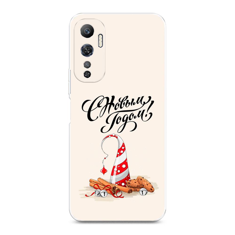 

Чехол на Infinix Hot 20 4G "Подарки на Новый Год", Бежевый;красный;черный, 3103150-5