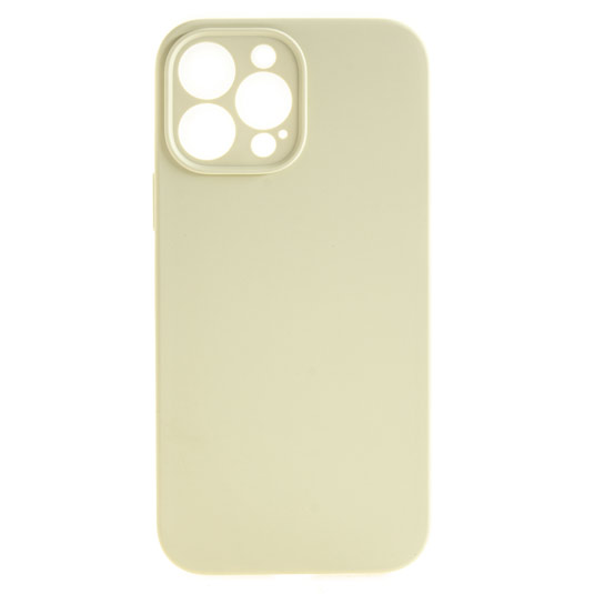 фото Чехол silicone cover для iphone 13 pro max, молочный silicone case