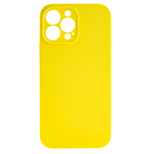 фото Чехол silicone cover для iphone 13 pro max, желтый silicone case