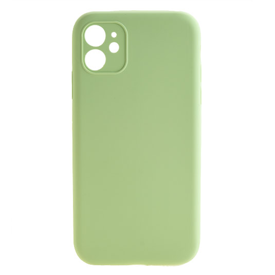 фото Чехол silicone case для iphone 11, светло-зеленый