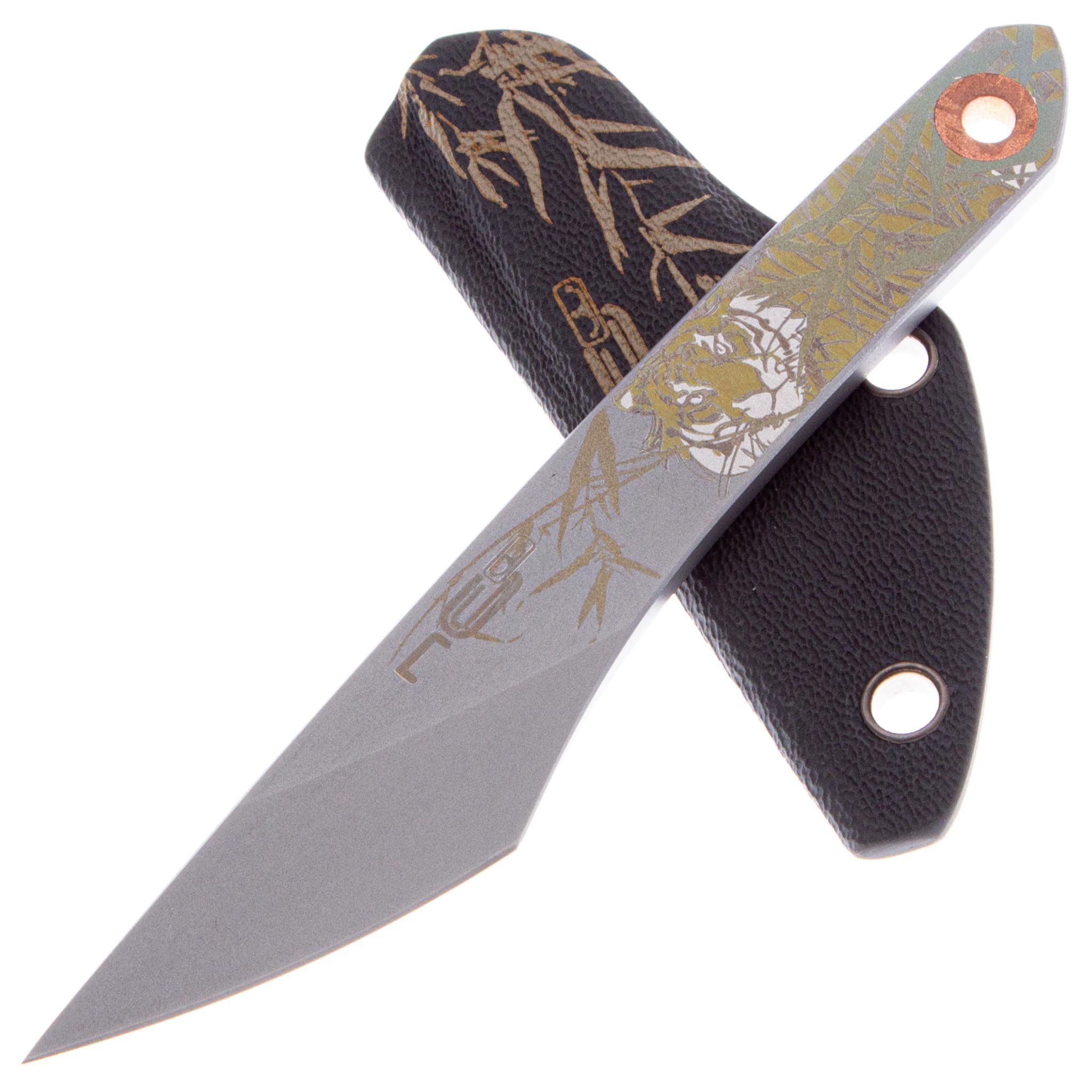 

Скелетный нож N.C.Custom Kiridashi SO, сталь AUS-8, обработка Beadblast