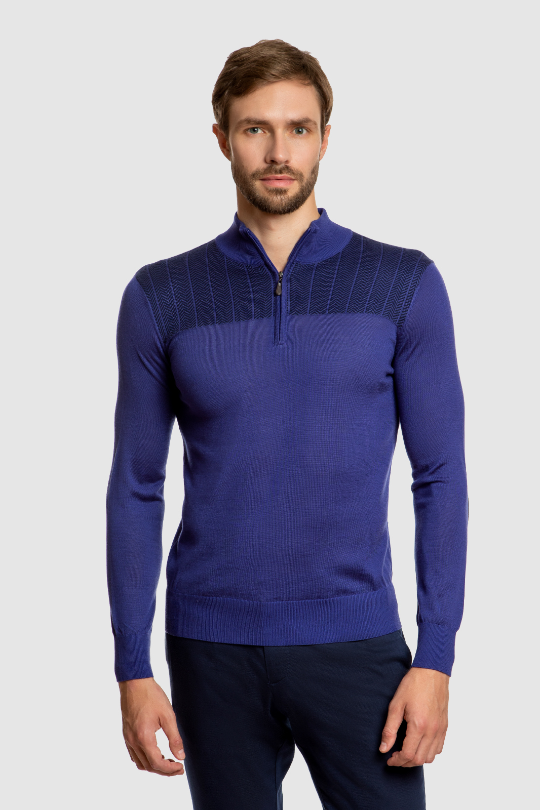 

Джемпер мужской Kanzler 140007W04O093 синий 3XL, 140007W04O093