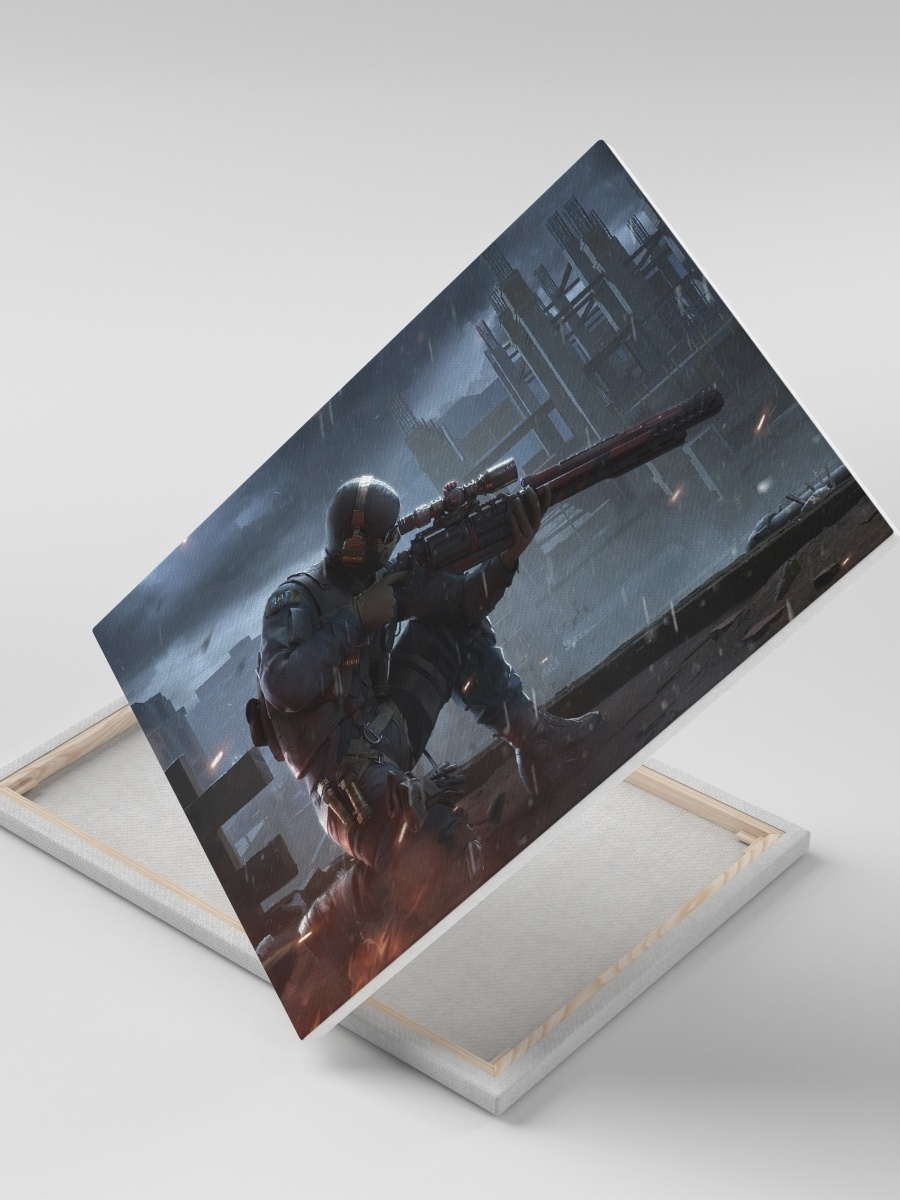 

Картина на холсте СувенирShop Call of Duty 30х40, CV-GMKOD3/34