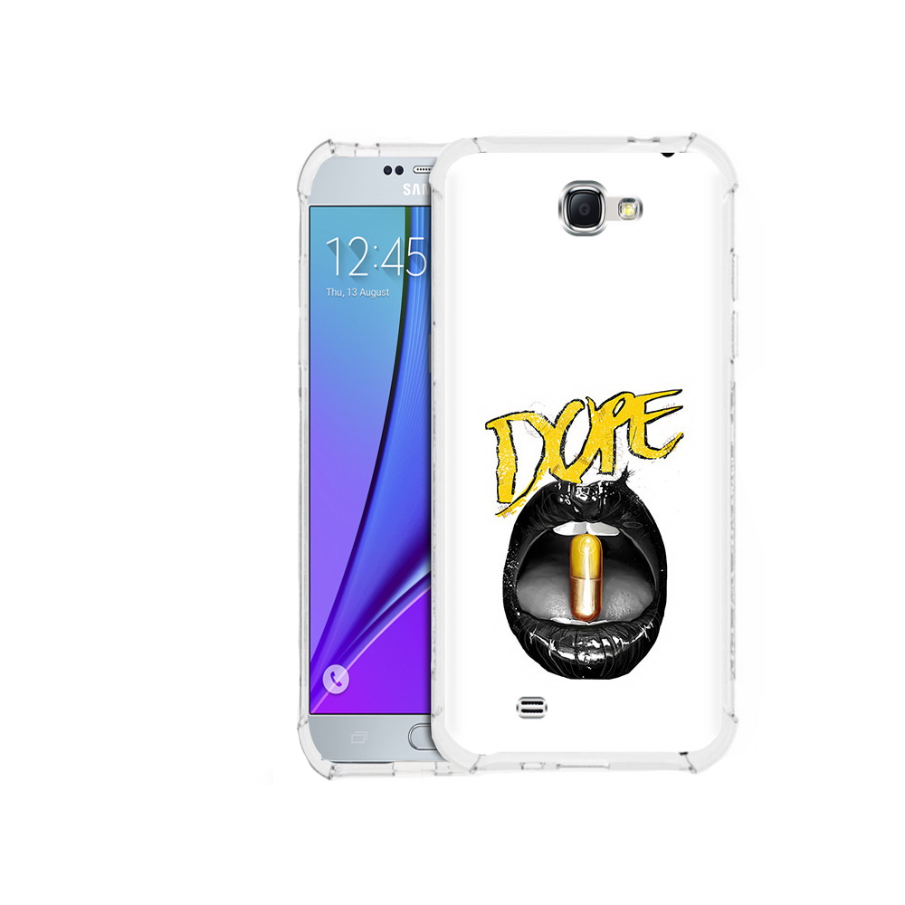 

Чехол MyPads Tocco для Samsung Galaxy Note 2 губы (PT29983.561.303), Прозрачный, Tocco