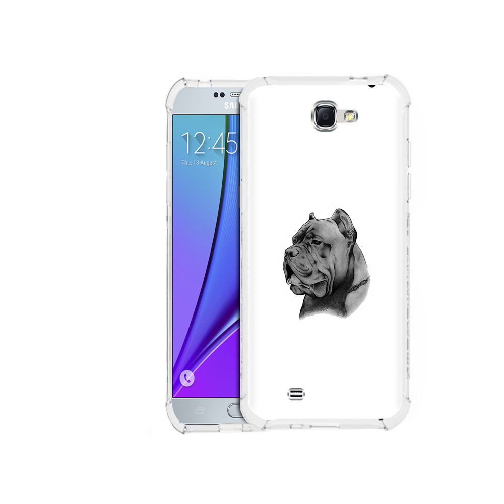 

Чехол MyPads Tocco для Samsung Galaxy Note 2 грозный бульдог (PT29983.561.300), Прозрачный, Tocco