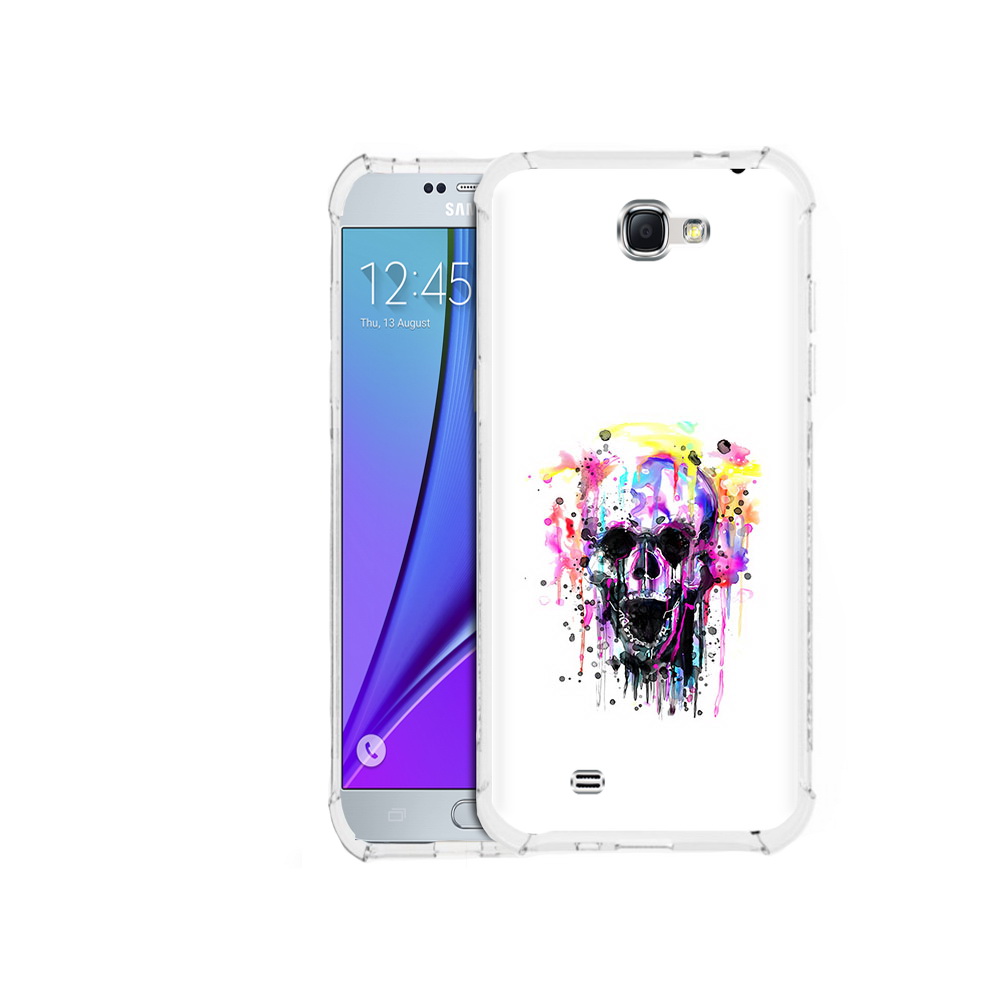 

Чехол MyPads Tocco для Samsung Galaxy Note 2 граффити череп (PT29983.561.298), Прозрачный, Tocco