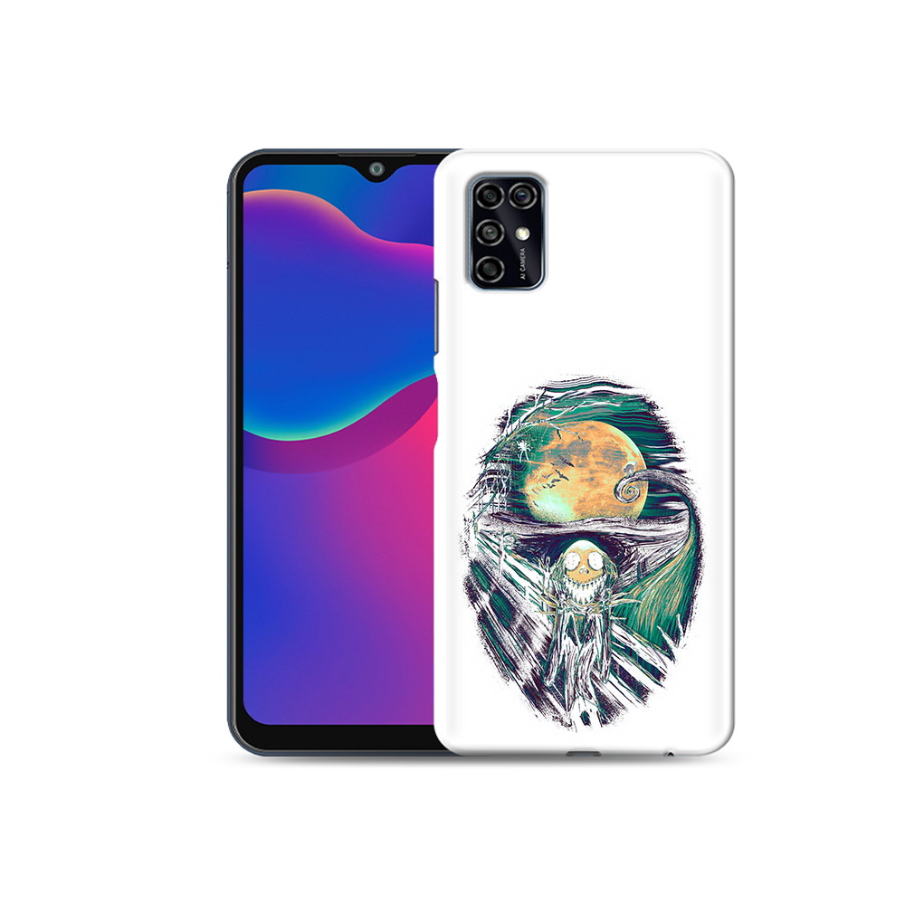Чехол MyPads Tocco для ZTE Blade V2020 Smart зубастое существо абстракция
