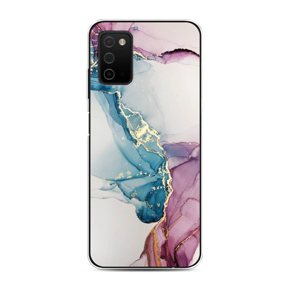 

Чехол на Samsung Galaxy A03s "Розовые разводы рисунок", 2103250-3