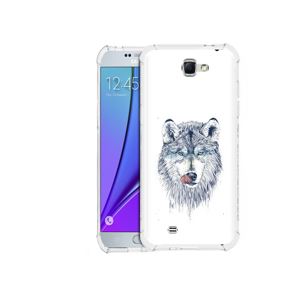 

Чехол MyPads Tocco для Samsung Galaxy Note 2 голодгый волк (PT29983.561.292), Прозрачный, Tocco