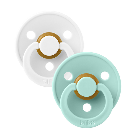 

Набор пустышек BIBS Colour: White/Mint, 6-18 мес., 2 шт. 120275, Colour Latex
