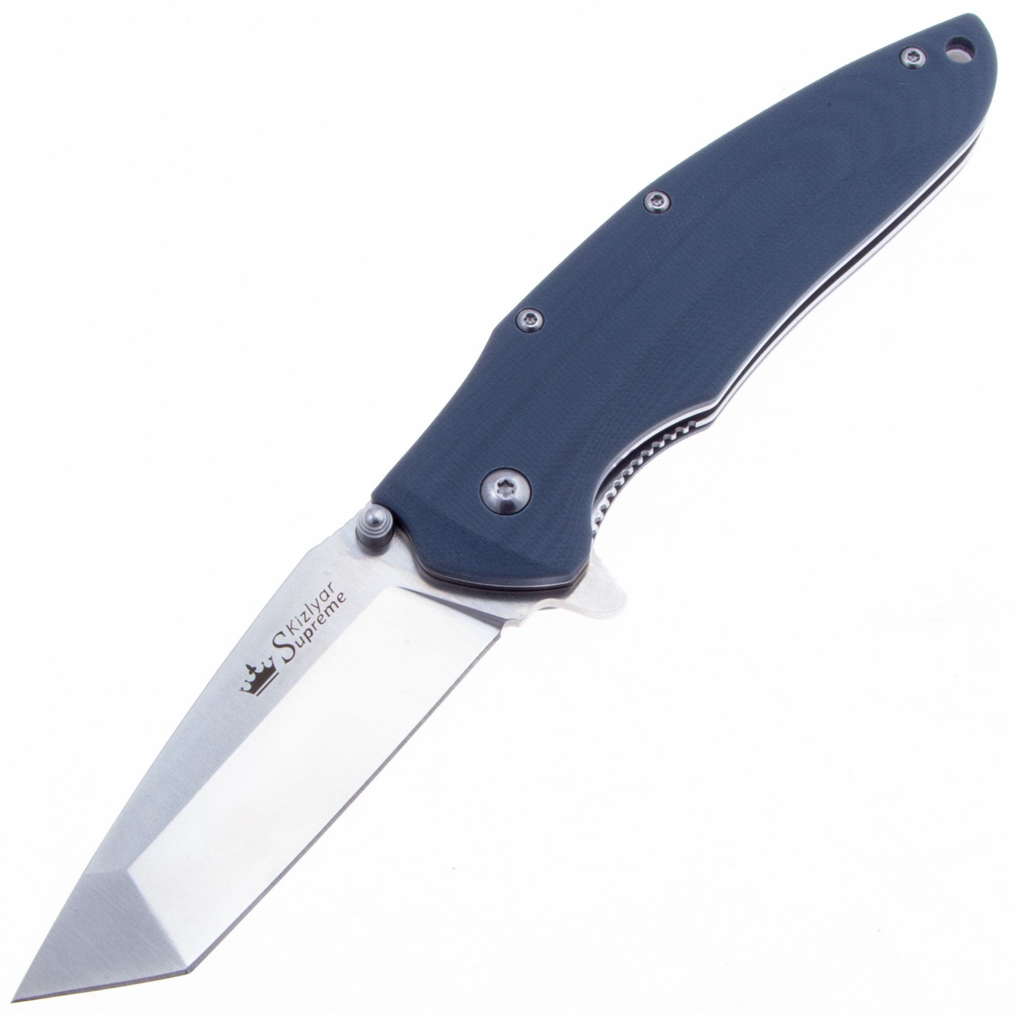 

Складной нож Kizlyar Supreme Zorg (Aus-8, G10, Satin), Черный, Zorg