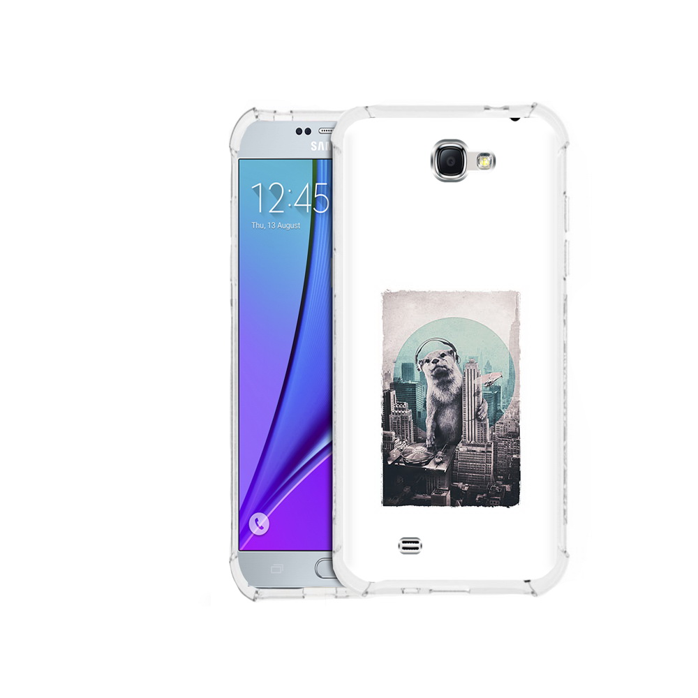 

Чехол MyPads Tocco для Samsung Galaxy Note 2 выдра в городе (PT29983.561.283), Прозрачный, Tocco