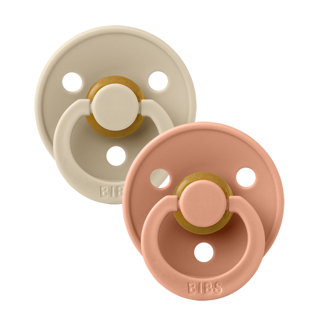 

Набор пустышек BIBS Colour: Vanilla/Peach, 6-18 мес., 2 шт. 120229, Colour Latex