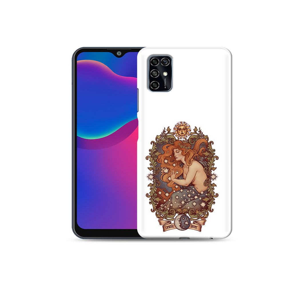 Чехол MyPads Tocco для ZTE Blade V2020 Smart звездная девушка абстракция