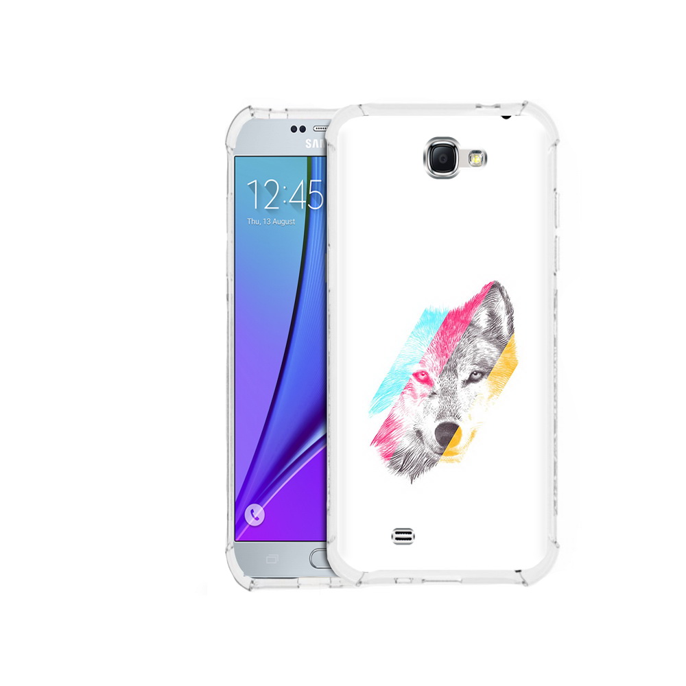 

Чехол MyPads Tocco для Samsung Galaxy Note 2 волк градиент (PT29983.561.268), Прозрачный, Tocco
