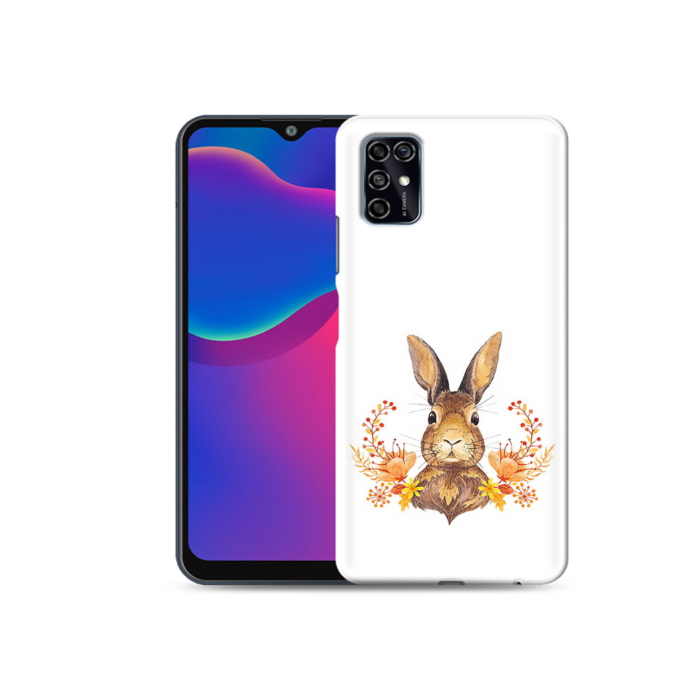 Чехол MyPads Tocco для ZTE Blade V2020 Smart зайка в цветах (PT156449.442.349)