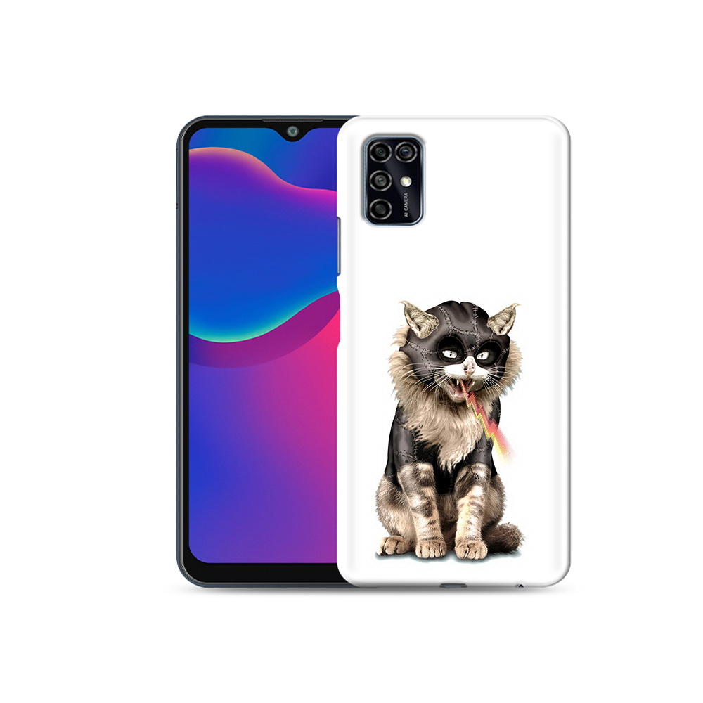 

Чехол MyPads Tocco для ZTE Blade V2020 Smart дьяволский кот (PT156449.442.341), Прозрачный, Tocco