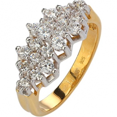 

Кольцо из серебра р. 19,5 Эстет 01К1513899РАЦ, фианит, 01К1513899РАЦ