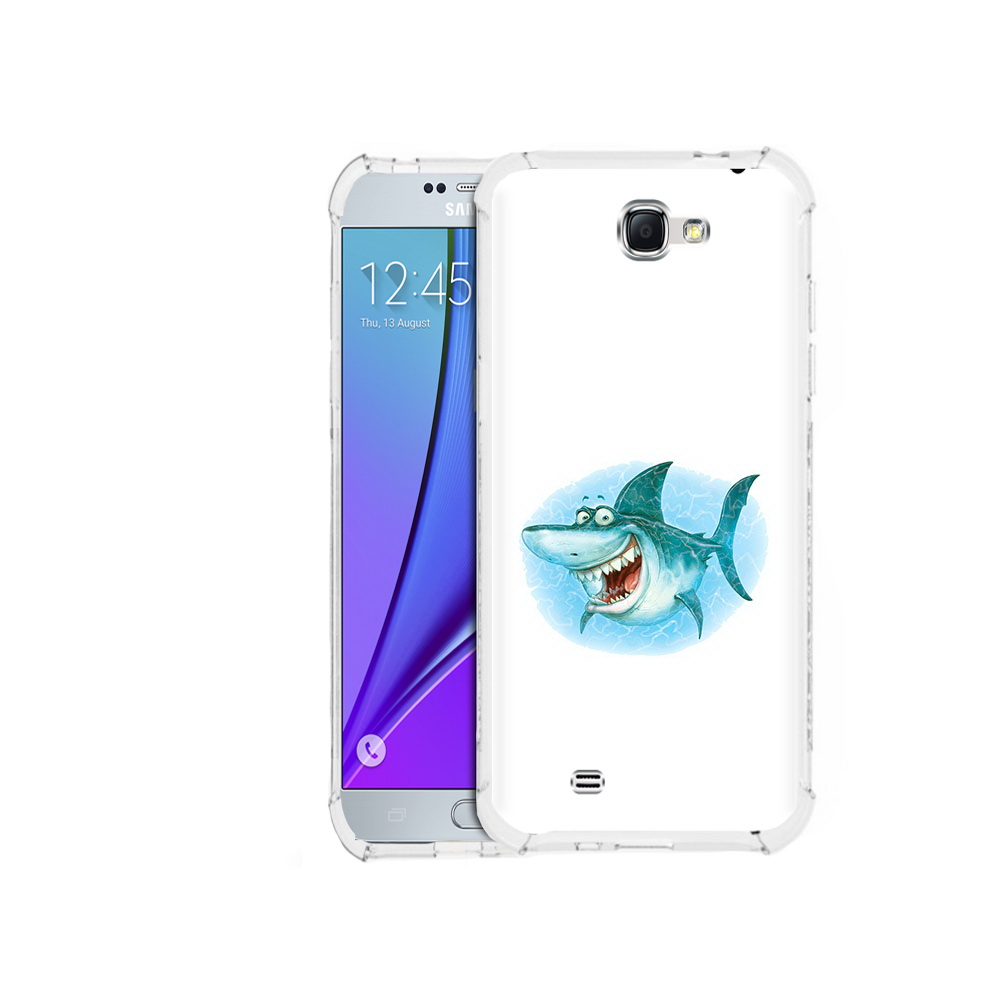 Чехол MyPads Tocco для Samsung Galaxy Note 2 веселая акула (PT29983.561.261)