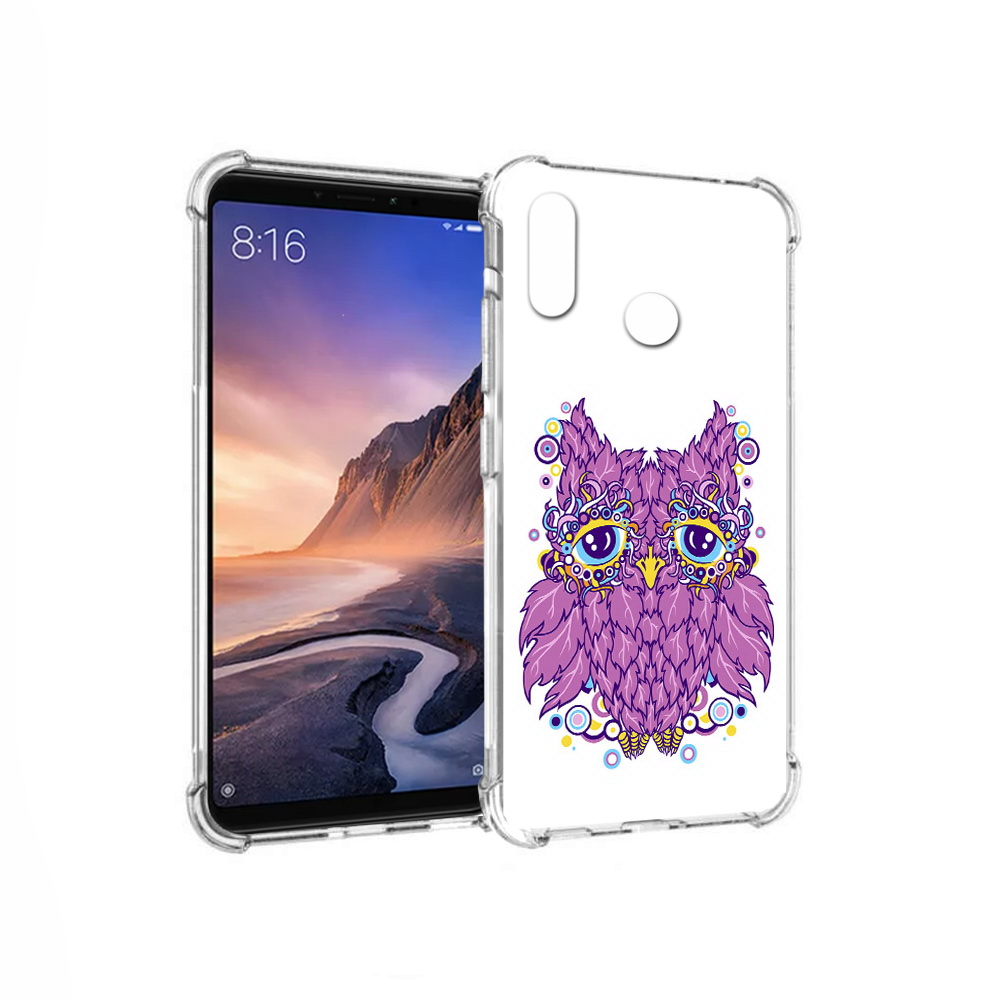 

Чехол MyPads Tocco для Xiaomi Mi Max 3 Розовая сова (PT115366.313.147), Прозрачный, Tocco