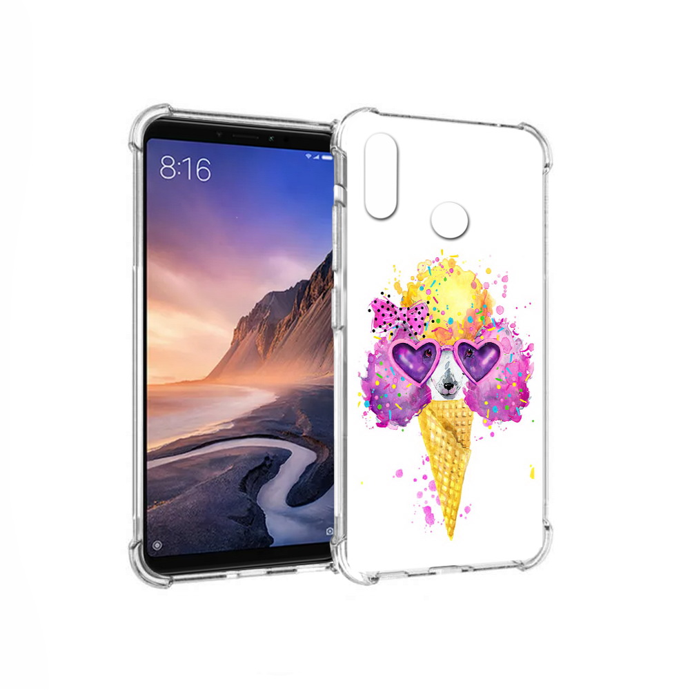 

Чехол MyPads Tocco для Xiaomi Mi Max 3 Рожок (PT115366.313.146), Прозрачный, Tocco