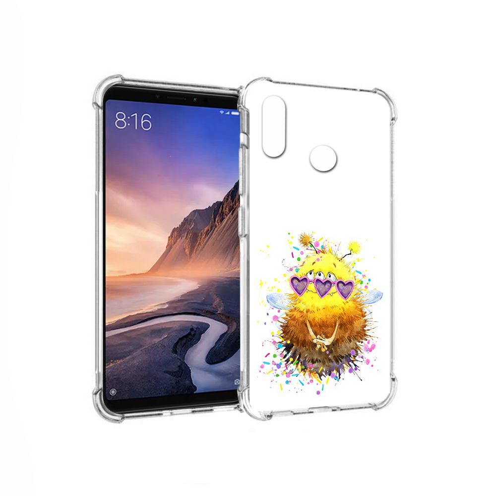 

Чехол MyPads Tocco для Xiaomi Mi Max 3 Пушитый шмель (PT115366.313.143), Прозрачный, Tocco