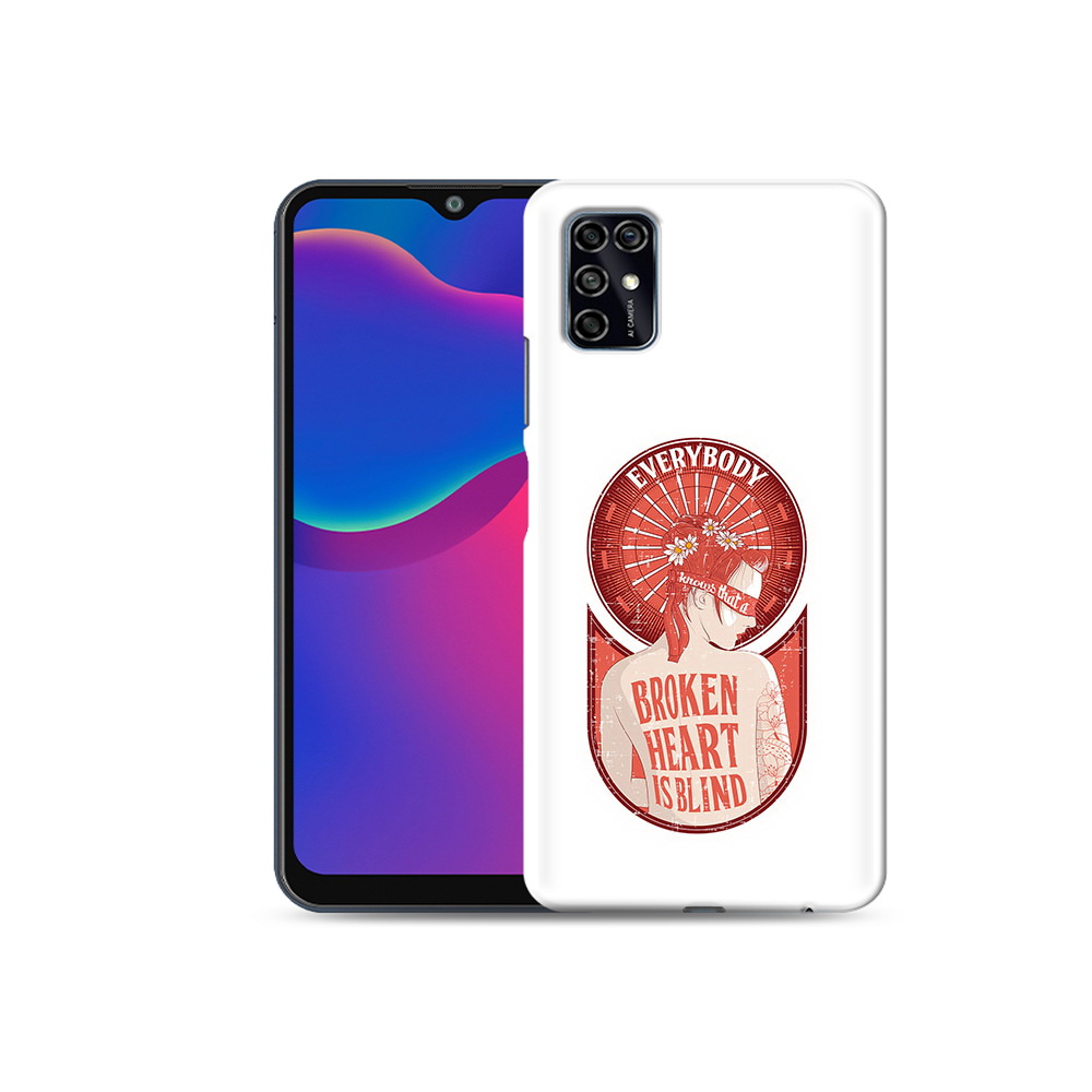 

Чехол MyPads Tocco для ZTE Blade V2020 Smart девушка разбитое сердце (PT156449.442.310), Прозрачный, Tocco