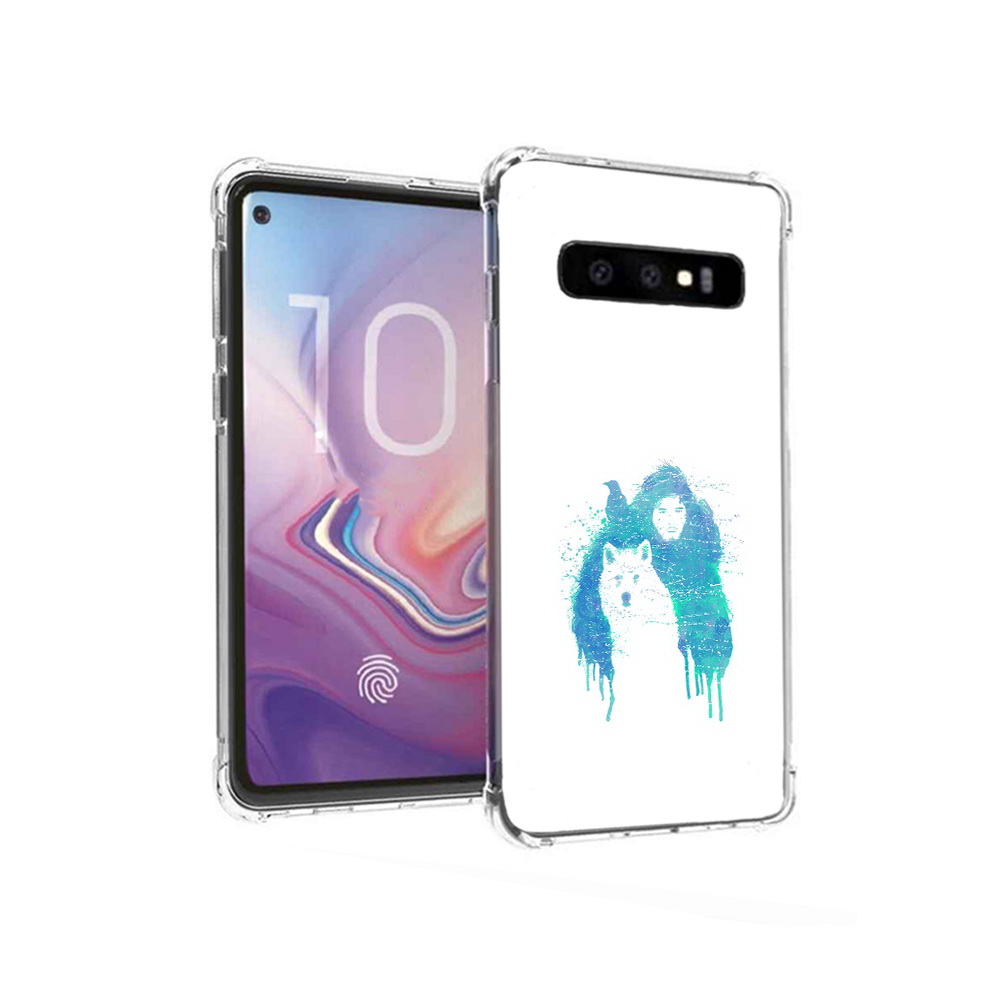 

Чехол MyPads Tocco для Samsung Galaxy S10 джон сноу (PT125897.498.323), Прозрачный, Tocco