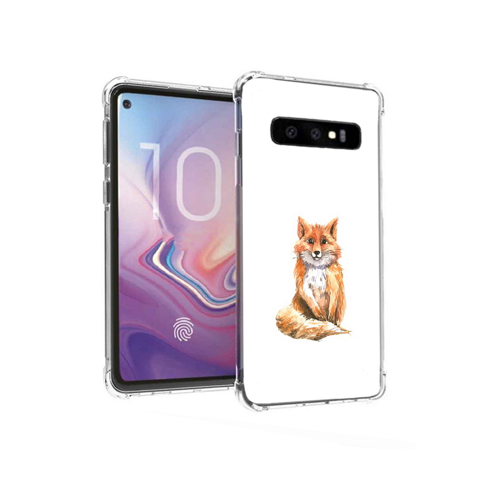 

Чехол MyPads Tocco для Samsung Galaxy S10 детская лиса (PT125897.498.320), Прозрачный, Tocco