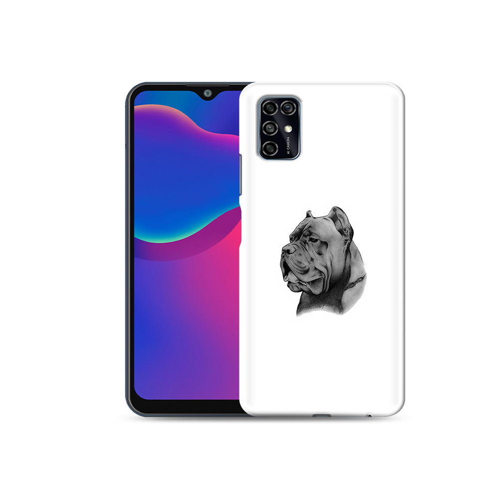 

Чехол MyPads Tocco для ZTE Blade V2020 Smart грозный бульдог (PT156449.442.300), Прозрачный, Tocco