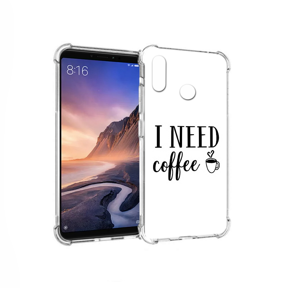 

Чехол MyPads Tocco для Xiaomi Mi Max 3 Мне нужен кофе (PT115366.313.121), Прозрачный, Tocco