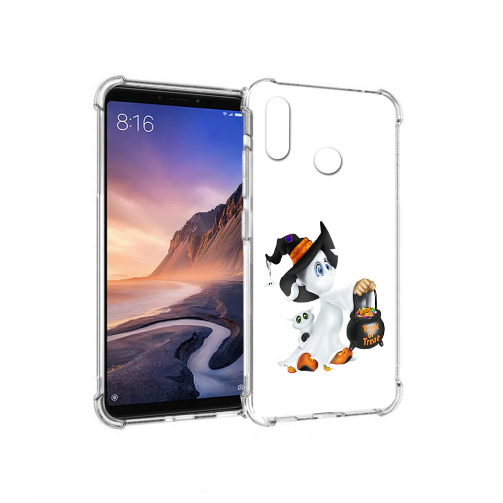

Чехол MyPads Tocco для Xiaomi Mi Max 3 Маленький призрак (PT115366.313.113), Прозрачный, Tocco